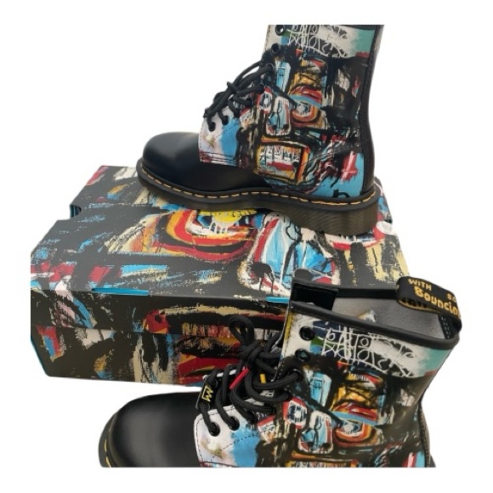 Dr. Martens x Jean-Michel Basquiat 1460 Ltd Edition Art Print Women 7 / Men 6 - Picture 5 of 8